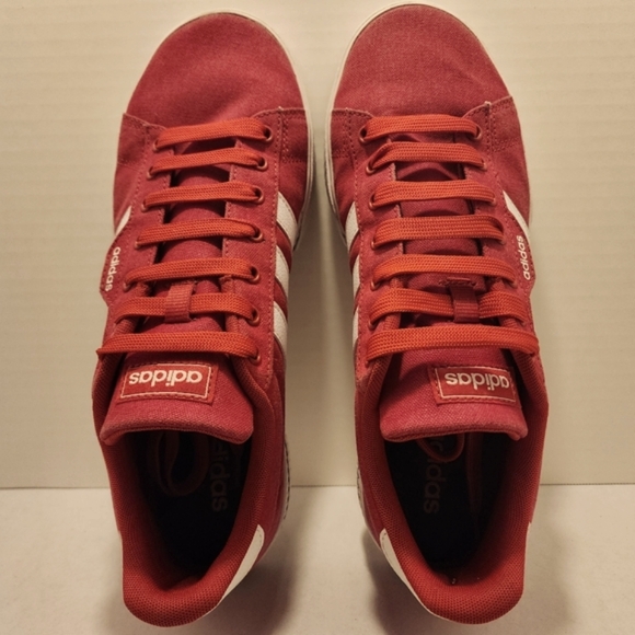Adidas Daily 3.0 Men's Red And White Sneakers GY8116, Size 9.5 - Picture 4 of 10